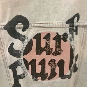 One teaspoon surf punk denim jacket sz s